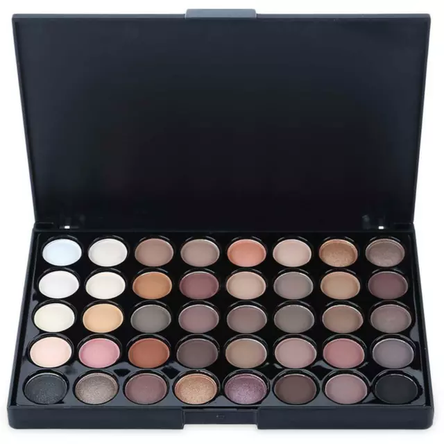 Set Palette Trucco Cosmetico Opaco Ombretto Crema Scintillante 40 Colori B8I4 2