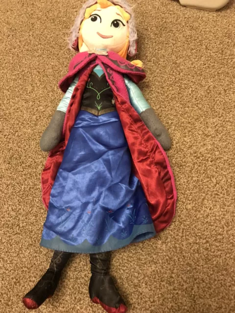 Disney Store Frozen Anna 20” Plush Ragdoll