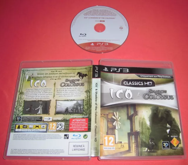 ICO & SHADOW OF THE COLOSSUS SONY PLAYSTATION 3 (PS3 CLASSIC HD) FR OCCASION