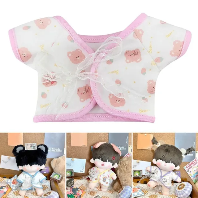 Doll Outfit DIY Lace Accessories 20cm Doll Clothes Cotton Pajamas Clothing