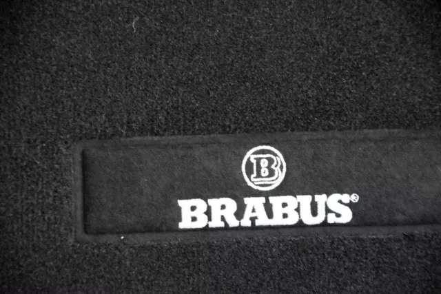 OEM Brabus Coffre Matelas Velours Noir Smart Fortwo Coupé + Cabriolet C453 Neuf