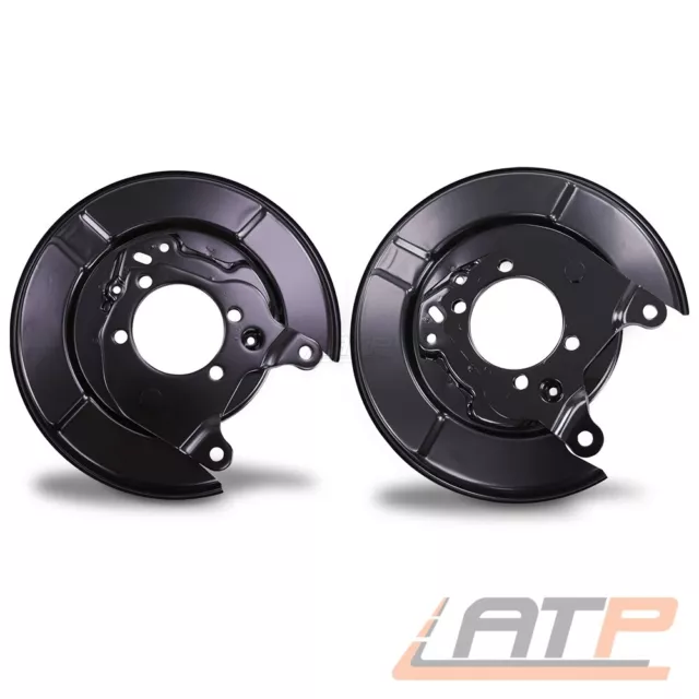 2x DECKBLECH BREMSSCHEIBE HINTEN FÜR NISSAN JUKE F15 QASHQAI J10 X-TRAIL 2