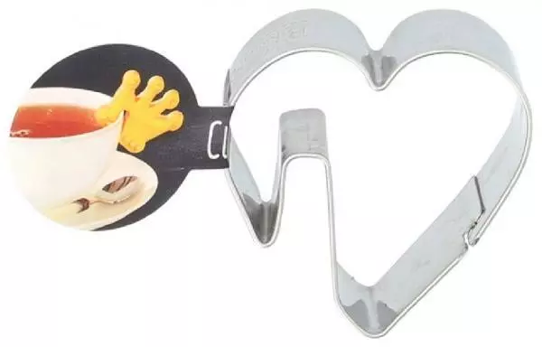 Cookie Cutter Heart Tassenkeks 5 CM Birkmann Cookies Baking Love Wedding