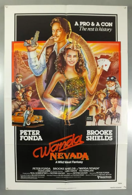 Wanda Nevada -Peter Fonda / Brooke Shields- Original Usa One Sheet Movie Poster