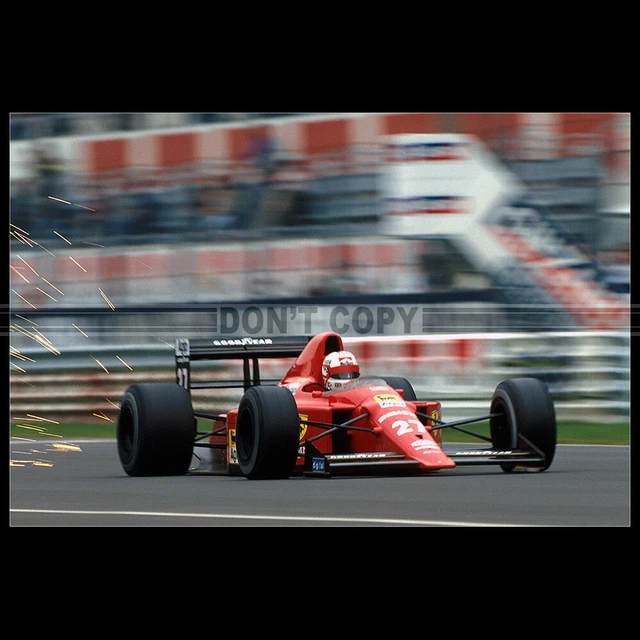 1989 FERRARI F1-89 (640) 1989 Nigel Mansell Gp F1 Grand Prize Photo A ...