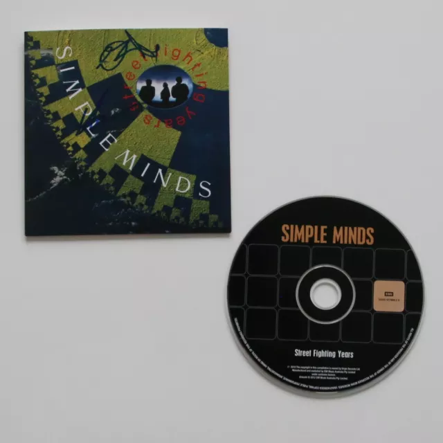 Simple Minds - Street Fighting Years  CD + 2 x  Autogramm / Autograph In Person