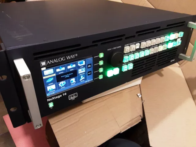 Analog Way NeXtage 16 NXT1604 - 4K Seamless Switcher based on LiveCore platform