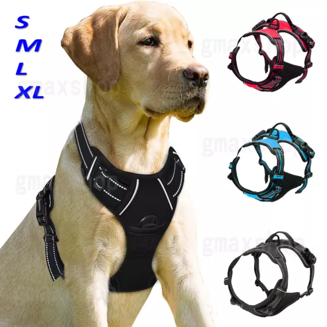 S-XL Front Range No-Pull Dog Harness Vest Adjustable Outdoor Handle Puppy Pet