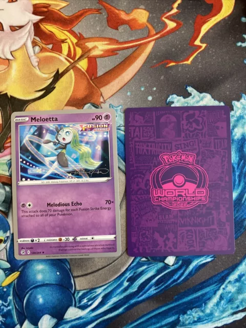 Meloetta 124/264 Rare Pokemon TCG Fusion Strike NM-MT