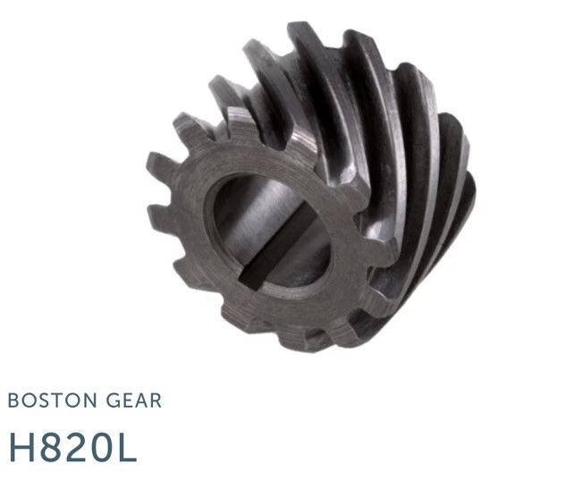 Boston Gear H820L, Helical 8DP, 45 Helix, 14.5 PA, 20 Teeth, LH