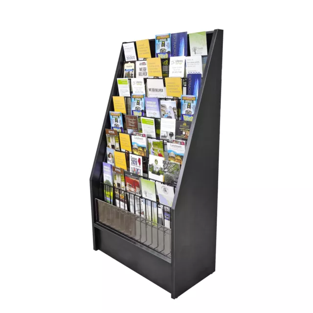 Literature Rack Brochure Holder Leaflet Coupon Stand Travel Information Kiosk