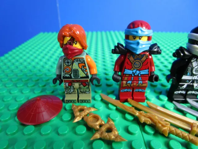 genuine LEGO NINJAGO DEEPSTONE minifigure SET jay cole kai zane nya ronin lloyd 3