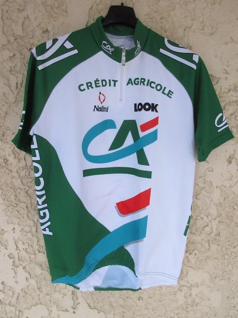 Maillot Cycliste Nalini X Brioches La Boulangère 2004, Taille XL Homme, Beige