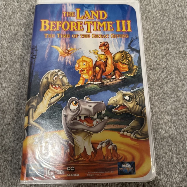 THE LAND BEFORE Time III: The Time of Great Giving (VHS, 1995 ...
