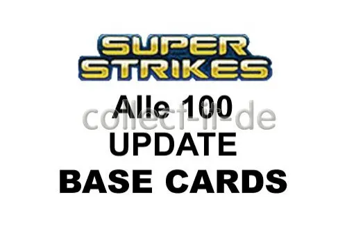 Panini Super Strikes UPDATE - UEFA CL 09/10  - Alle 100 Base Cards