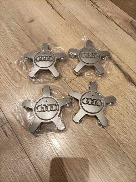 Centre De Roue Cache Moyeu Audi 135mm Gris A1,2,3,4,5,6,7,8 TT.Neuf Envoie SUIVI