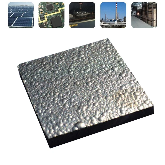 Sospensione resistenza agli acidi foglio di carbonio pirolitico nero 10x10x0,5
