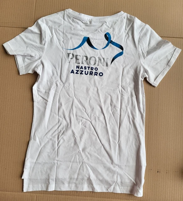 NASTRO AZZURRO PERONI T Shirt Maglietta Taglia M Donna Nuova Sigillata EUR 19 90 PicClick IT