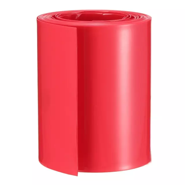 PVC Tubo termoretraibile tubo 56mm AAA pellicola restringibile 2M ROSSO