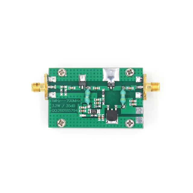 35 Db 1 MHz-700 MHz convertitore di potenza RF 3,2 W HF VHF UHF trasmettitore FM +15 V DC K8M6