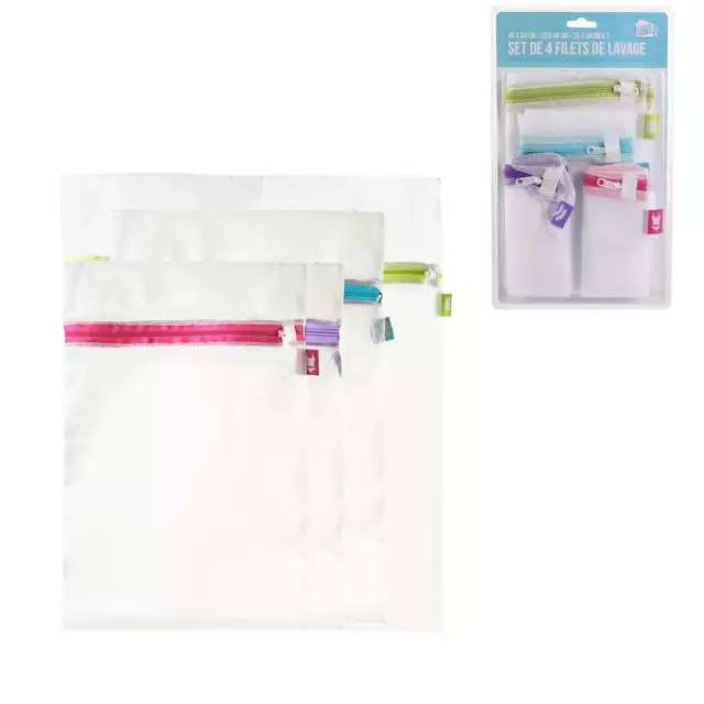 2 PCS] SAC de lavage machine à laver séchage filet linge 30x40 cm et 40x50  cm EUR 5,90 - PicClick FR