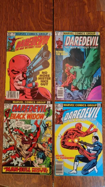Marvel Comics Daredevil Key issues Punisher, Hulk, 183 184 163 95