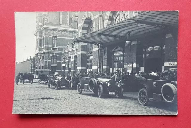 Original Militär Foto AK 1. WK 1916 HINDENBURG vor Bahnhof von Cambrai ( 36390