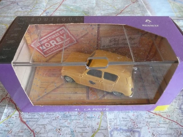 Norev 1/43 Renault 4 L Autoroutes 1963 – Version Orange, Collection France