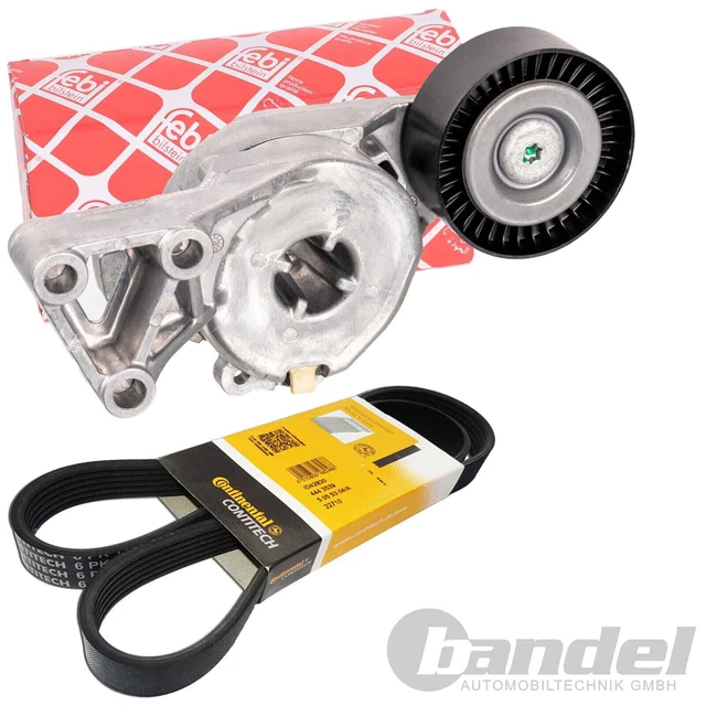 Febi Tendeur de Courroie + Courroie Conti Convient pour Audi A3 Tt Seat Alhambra