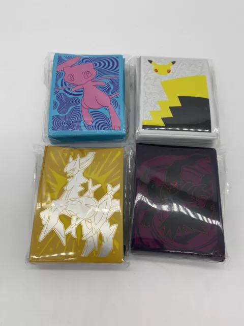 Lot of (65) Pokemon TCG Protective Card Sleeves ETB Authentic New