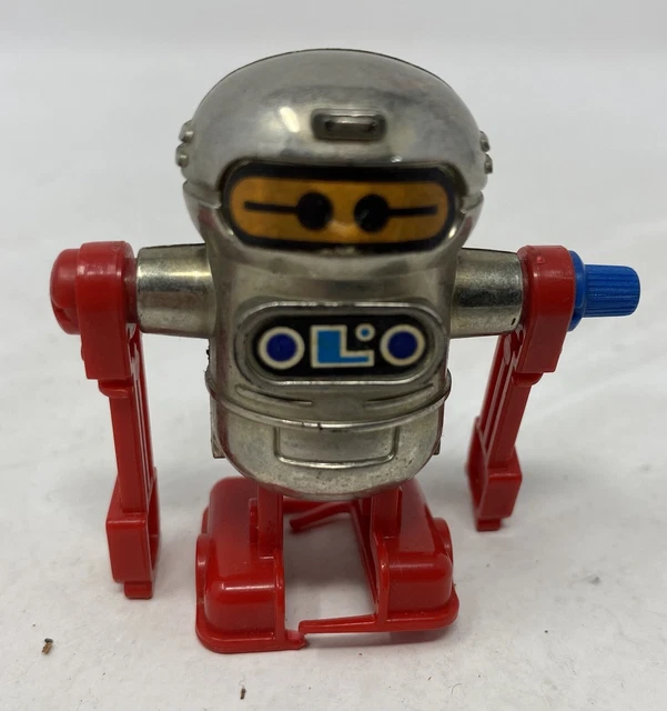 VINTAGE TOMY KIDS Plastic WindUp Robot Droid Toys 1979 Made In Taiwan