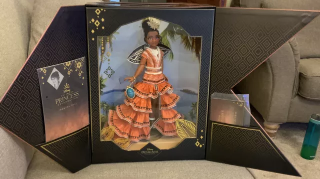 Disney Store Moana Doll Ultimate Princess Celebration Designer Limited Edition