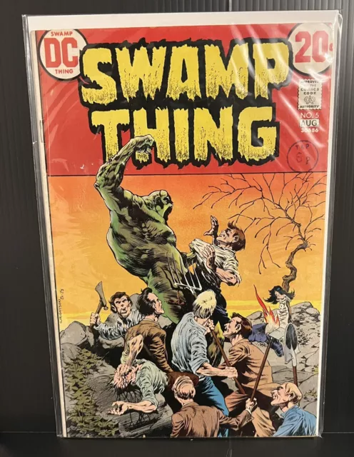 SWAMP THING #5. DC 1973. Original Classic Series.