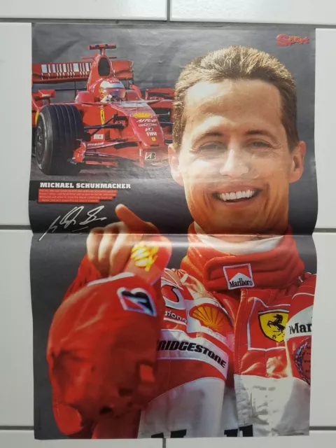 Bravo Sport Poster Michael Schumacher Ferrari F1 Formel 1