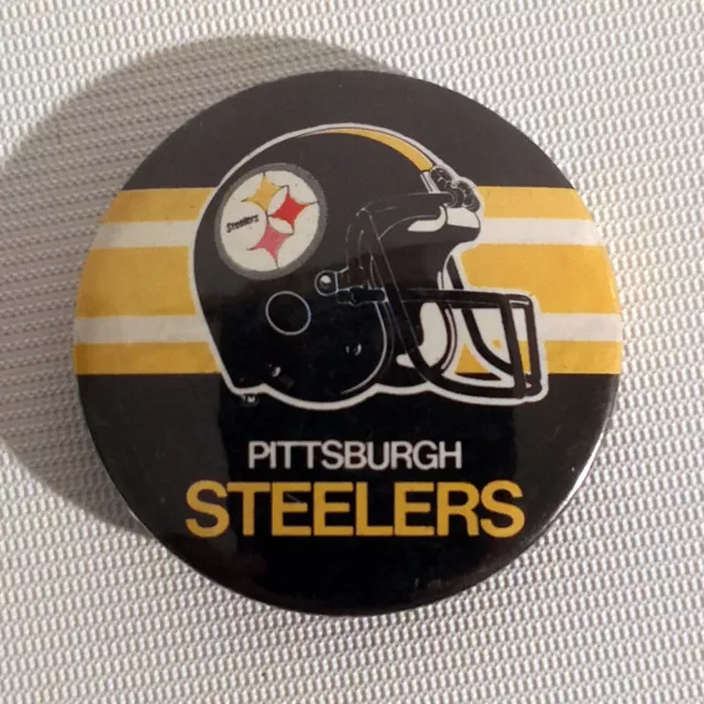 Pittsburgh Steelers Button / Badge / Pin / Anstecknadel, 3,5 cm NFL Football