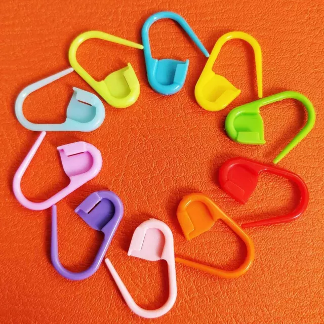 50pcs Set Knitting Weave Crochet Locking Stitch Markers Holder Needle Clip Count