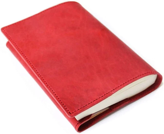 Book Cover Bunko Leather Genuine Leather Free Size Leather Leather Leather  free