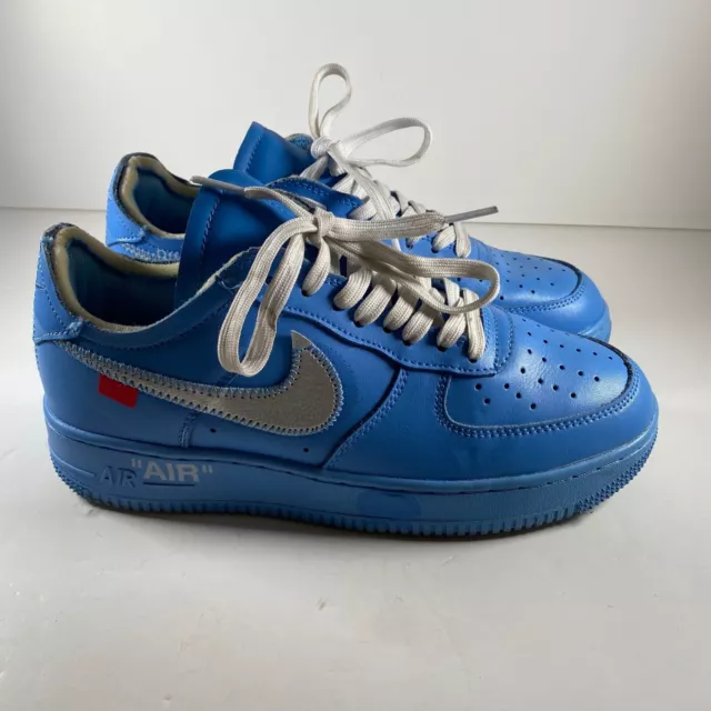 NIKE X OFF WHITE AIR FORCE 1 MCA UNIVERSITY BLUE UK5.5-US6 IN HAND  CI1173-400