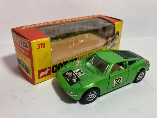 CORGI TOYS 316 Ford GT 70 Competition Model NMIB RARE