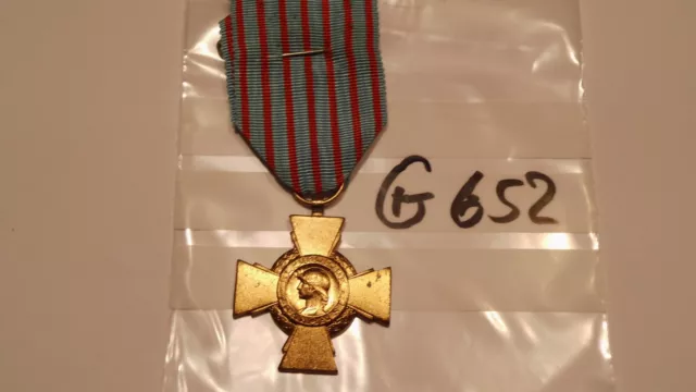 Orden Frankreich Croix du Combattant Original (g652-)