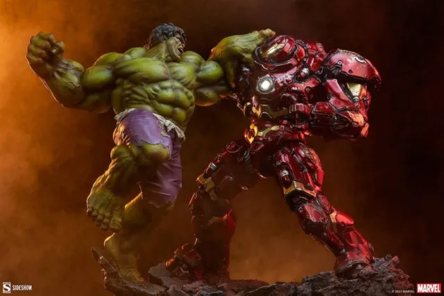 Sideshow Marvel: Avengers Age of Ultron - Hulk vs Hulkbuster Maquette 50 cm NEW