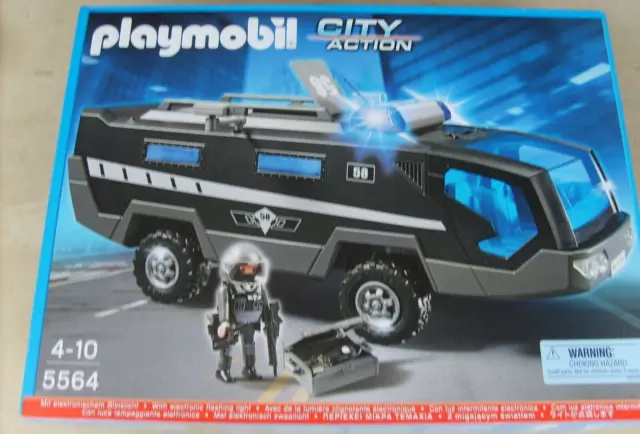Reklame historie udvikling af PLAYMOBIL 5564 CITY Action Police Tactical Command Vehicles RARE NEW SEALED  $169.99 - PicClick