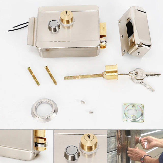 Security Electric Door Lock For Doorbell Intercom Access Control Accessory