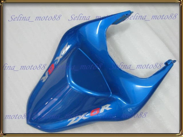 Injection Rear Fairing Tail Plastic Fit for kawasaki zx6r zx600 2007 2008 Blue
