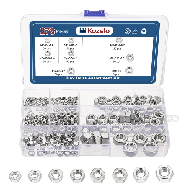 Kit De Fixation Pour Luminaire – Tuyau, écrous M10, Rondelles, 84 Pièces, Uxcell