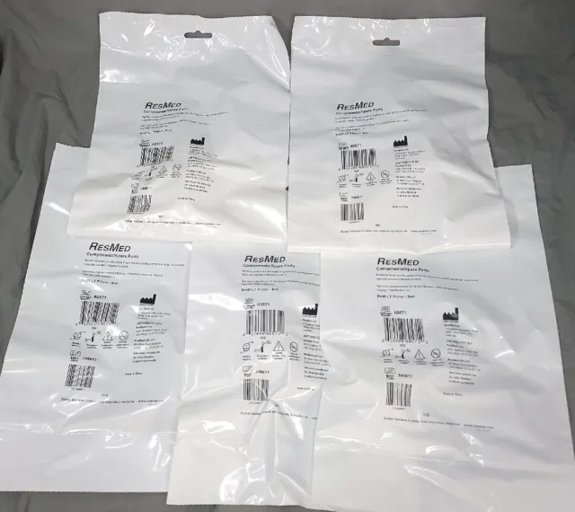 Lot of (5) ResMed 60571 Small Swift LT Nasal Pillow Sml for CPAP ~ New/Sealed