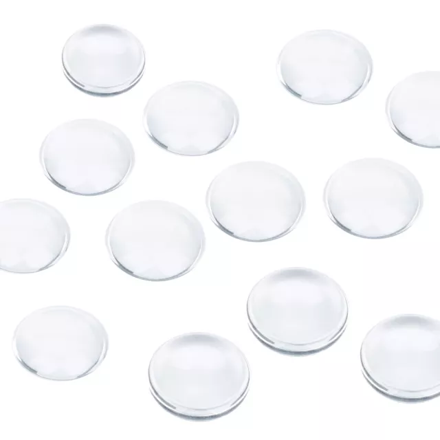 200pcs Clear Half Round Dome Transparent Glass Cabochons Findings Jewelry Making