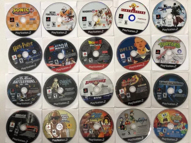 Playstation 2 PS2 - 20 Random games - Madden, Racing, Shooter, Action, Fighting