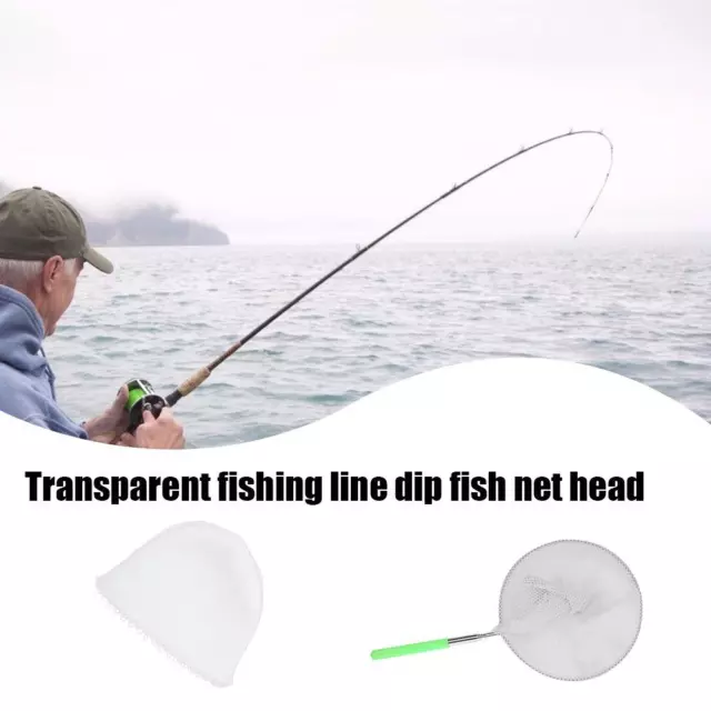 FISHING NET HAND Dip Casting Fishing Cage Trap Nylon Folding Network (40cm)  $8.89 - PicClick AU