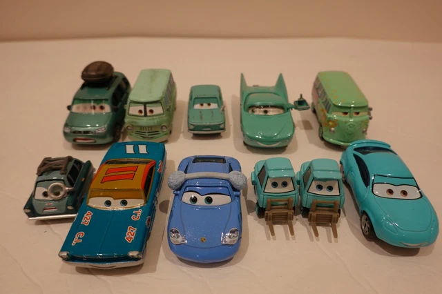 DISNEY PIXAR CARS McQueen Racer Rare Characters Toy Car Model 1:55 Kids ...